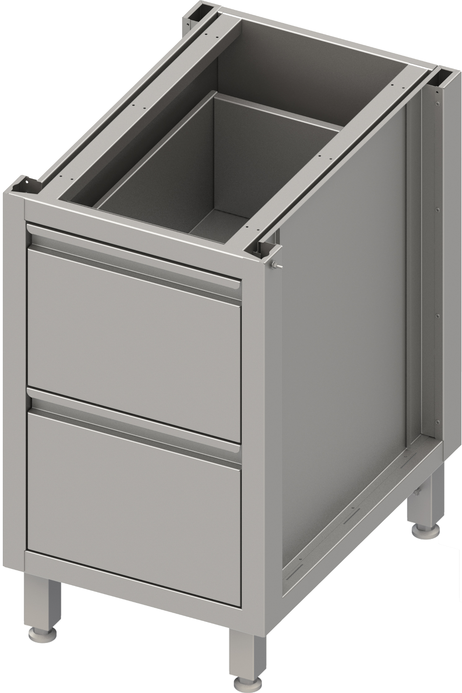 Schubladenelement BX45554F mit 2 Laden ohne Füße - Image 2